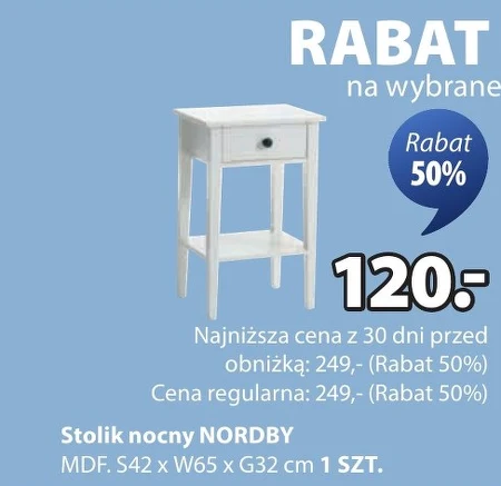 Stolik nocny MDF