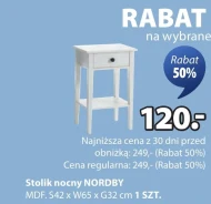 Stolik nocny MDF