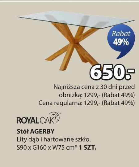Stół Royaloak