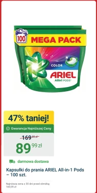 Kapsułki do prania Ariel