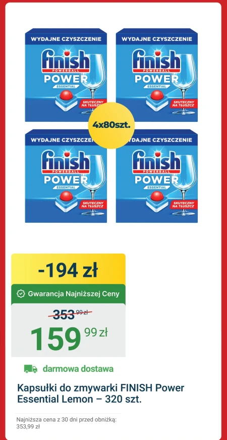 Kapsułki do zmywarki Essential