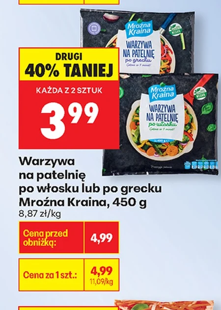 Warzywa na patelnie Mroźna Kraina