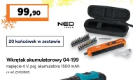 Wkrętak akumulatorowy Neo Tools