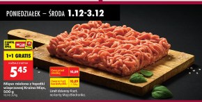 Mięso mielone Biedronka niska cena