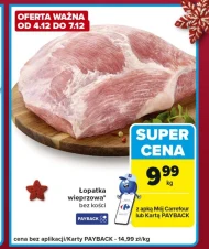 Łopatka bez kości Carrefour