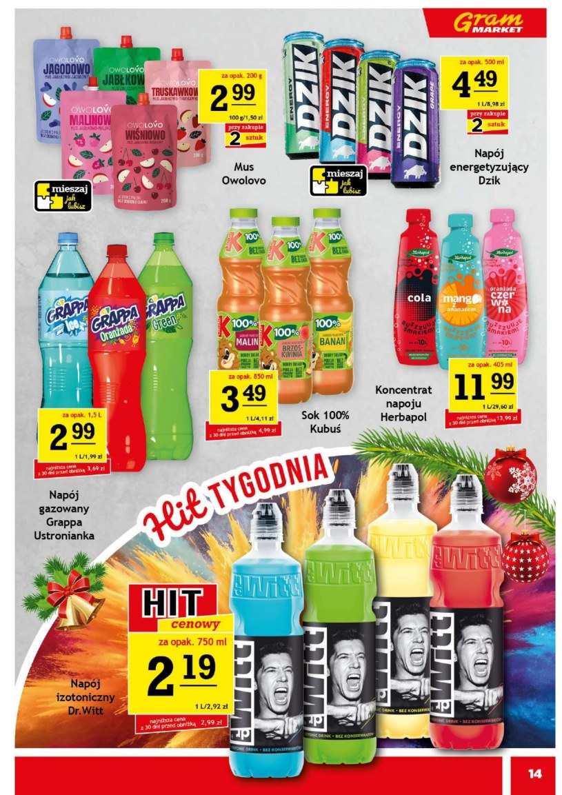 Gazetka: Gorące oferty na chłodne dni - Gram Market - strona 14