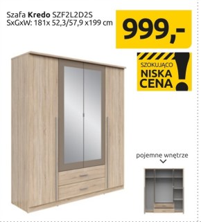 Szafa niska cena