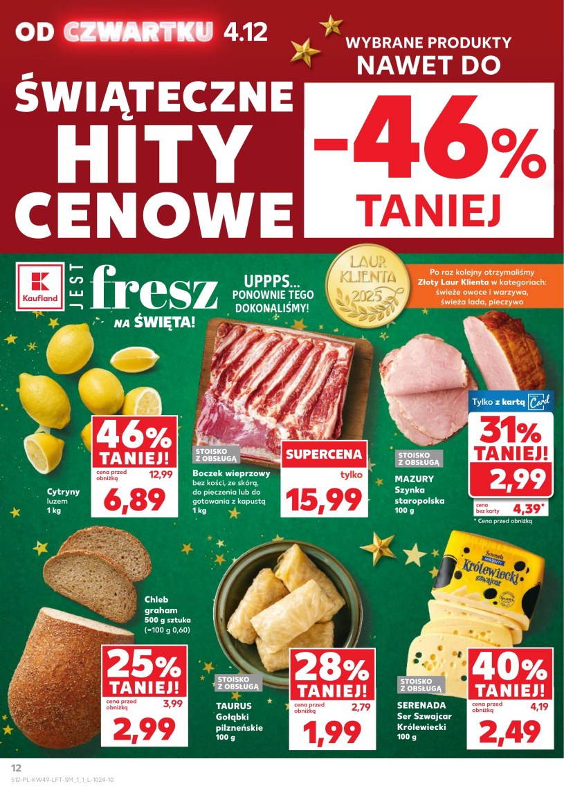 Gazetka: Świąteczne smaki i niespodzianki - Kaufland - strona 12
