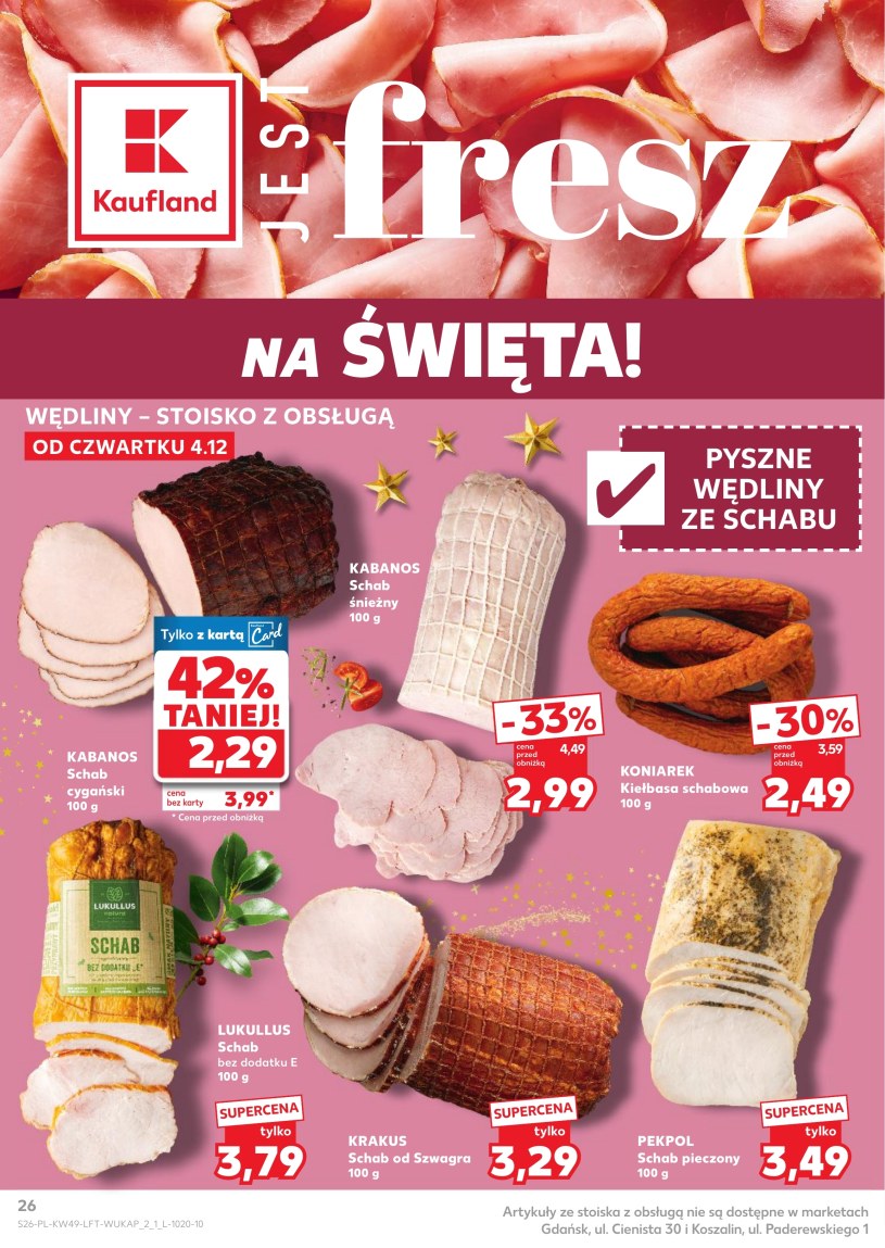 Gazetka: Świąteczne smaki i niespodzianki - Kaufland - strona 26