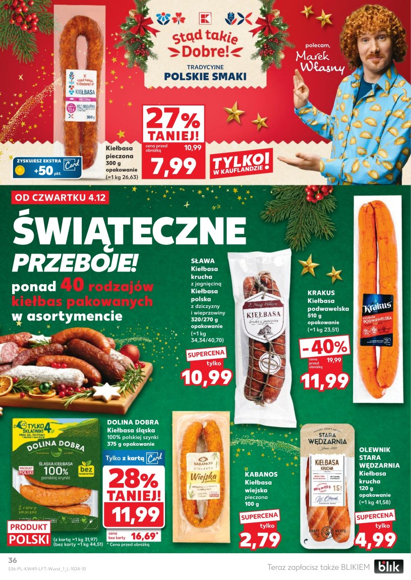 Gazetka: Świąteczne smaki i niespodzianki - Kaufland - strona 36
