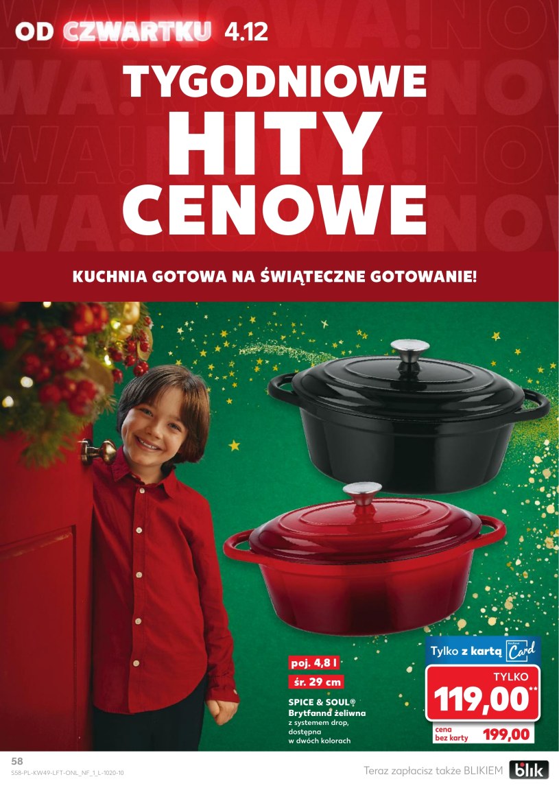 Gazetka: Świąteczne smaki i niespodzianki - Kaufland - strona 58