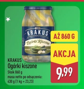 Ogórki kiszone Krakus niska cena
