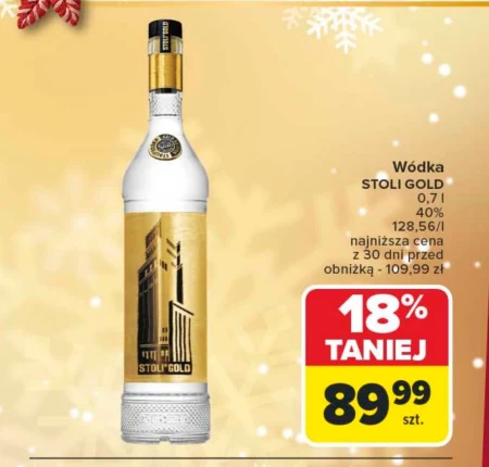 Горілка Stoli Gold