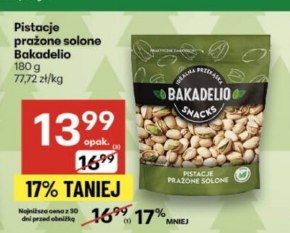 Pistacje prażone Bakadelio niska cena