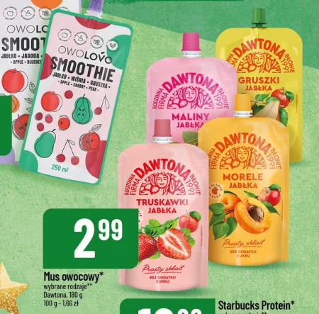 Фруктовий мус Dawtona