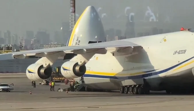 Ukraiński An-124 wylądował w Izraelu. Zabrał na pokład potężną broń