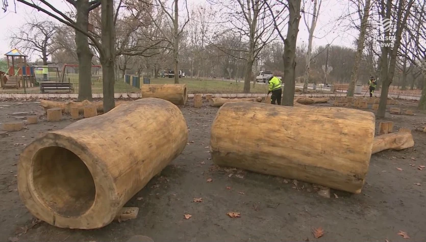 "Wydarzenia": Mieszkańcy przecierają oczy. Nowy plac zabaw miał wyglądać inaczej
