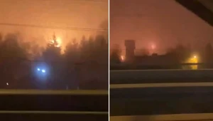 Drony uderzyły w skład ropy naftowej w Rosji. Obiekt stanął w płomieniach