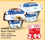 Молочний десерт Monte
