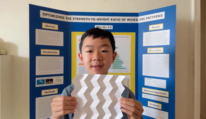 Miura-ori w nowym wydaniu. Młody wynalazca opracował ultralekką superwytrzymałą strukturę