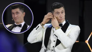 Robert Lewandowski na gali Globe Soccer Awards w Dubaju