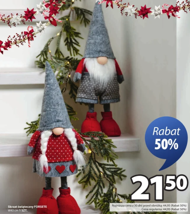 Skandynawskie skrzaty już czekają na Ciebie w JYSK - teraz 50% taniej!