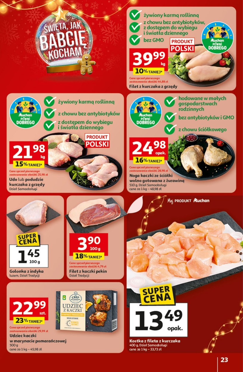 Gazetka: Weekendowe okazji cenowe - Auchan Hipermarket - strona 23