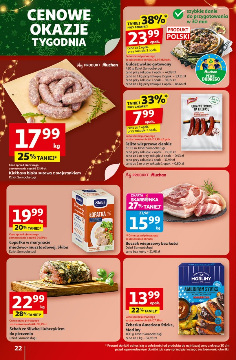 Gazetka: Weekendowe okazji cenowe - Auchan Hipermarket - strona 22