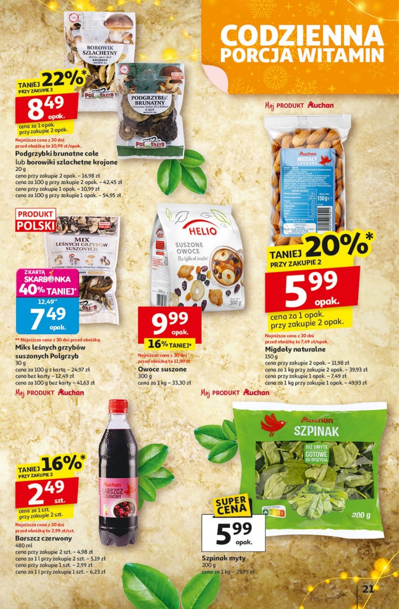 Gazetka: Weekendowe okazji cenowe - Auchan Hipermarket - strona 21