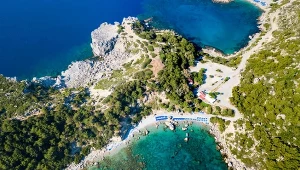 Rodos – piękne plaże z lotu ptaka