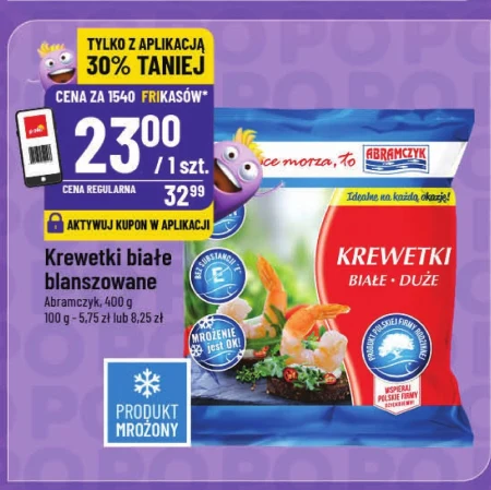 Blanszowane krewetki Abramczyk