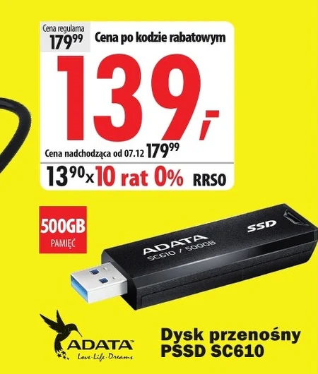 Dysk ssd Adata