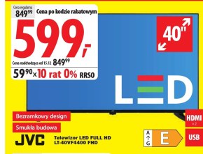 Telewizor JVC niska cena