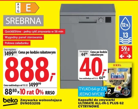 Zmywarka wolnostojąca Beko