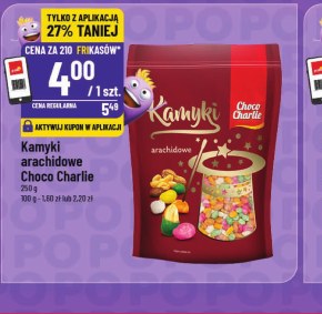 Kamyczki arachidowe Choco Charlie niska cena
