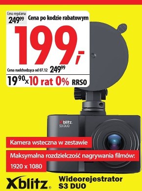 Wideorejestrator Xblitz niska cena