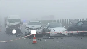 Tragiczny wypadek na A4. Zderzyło się dziewięć pojazdów, nie żyje jedna osoba