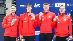 Polska sztafeta z medalami ME w pływaniu na basenie krótkim, które odbywają się w Lublinie