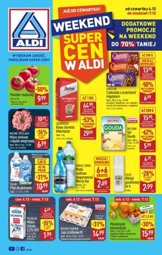 Gazetka promocyjna Aldi, ważna od 04.12.2025 do 07.12.2025.