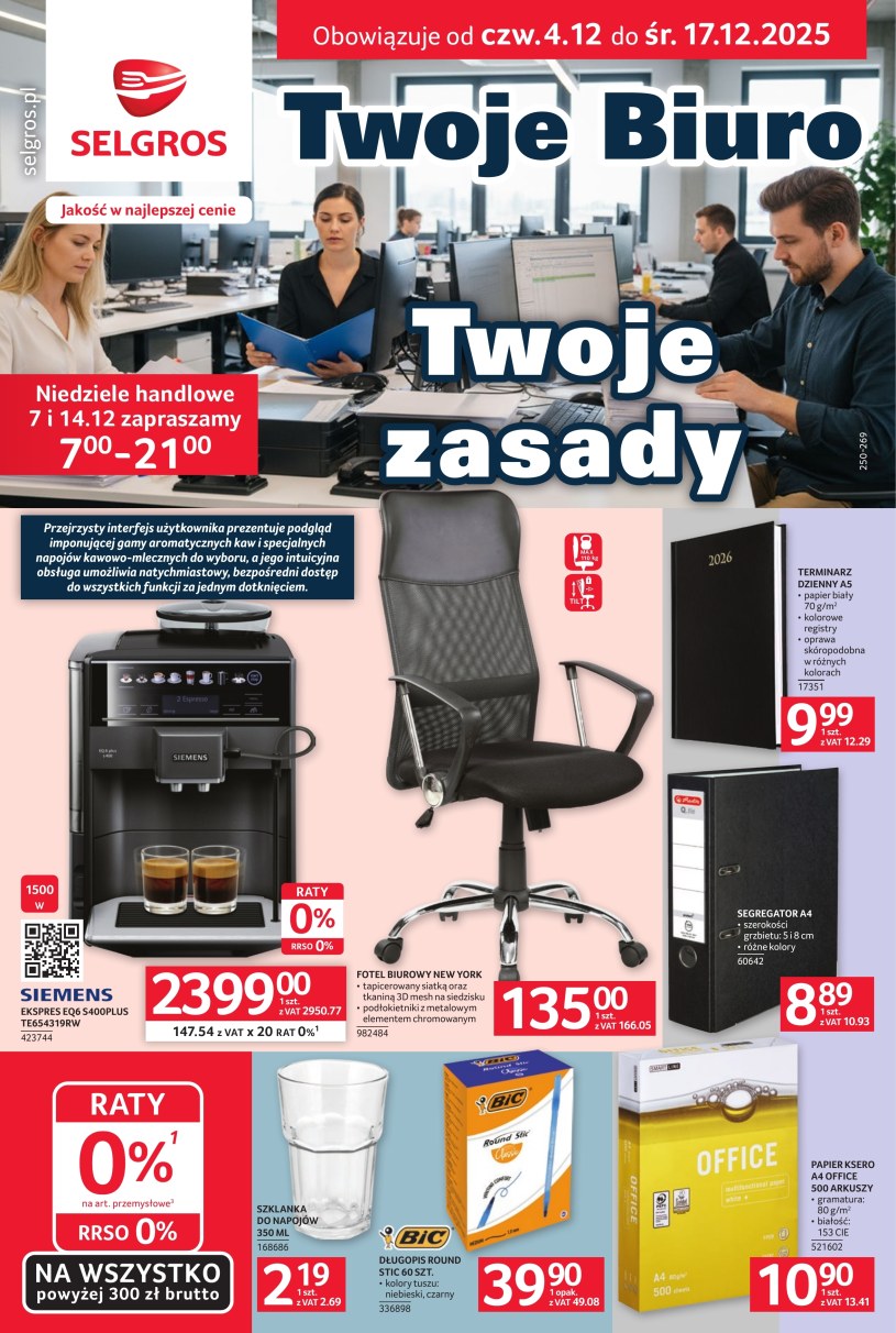 Gazetka promocyjna Selgros Cash&Carry - ważna od 04. 12. 2025 do 17. 12. 2025