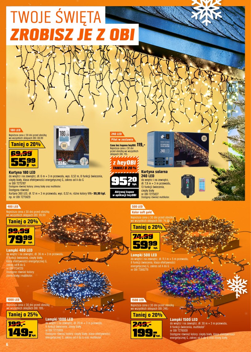 Gazetka: Magiczne rabaty - OBI - strona 6