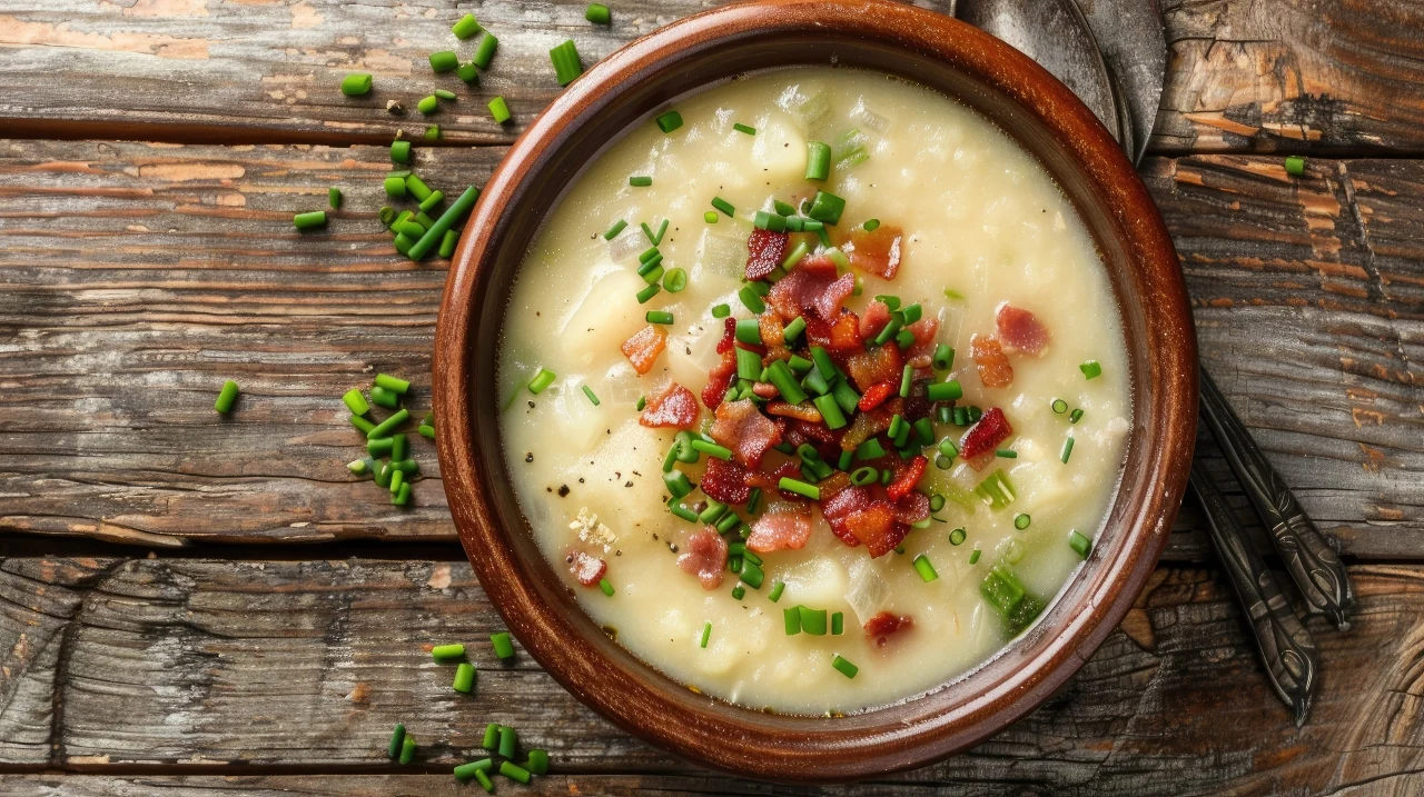 Zupa z ziemniaków i pora