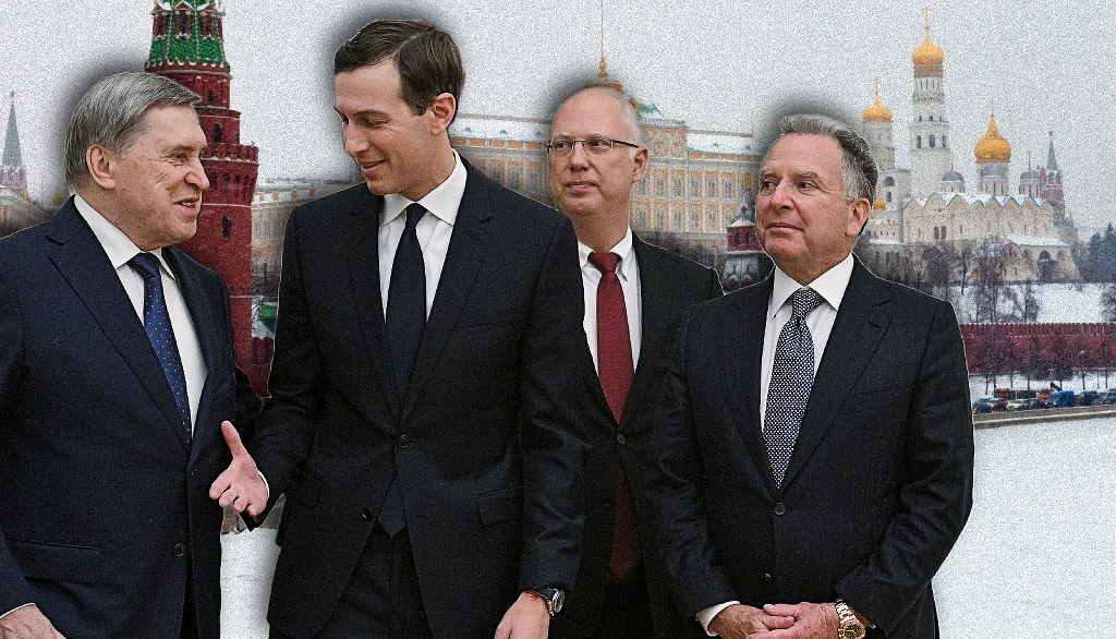 Negocjacje na Kremlu. Delegacje USA i Rosji 