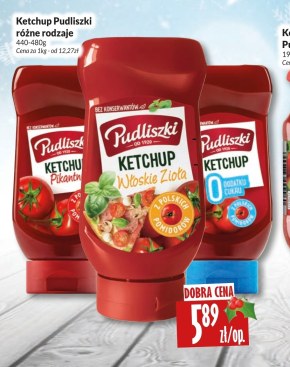 Ketchup Pudliszki niska cena