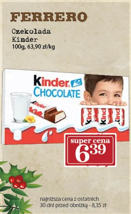 Czekolada Kinder Chocolate