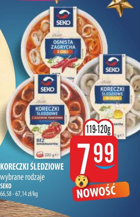 Koreczki śledziowe Seko