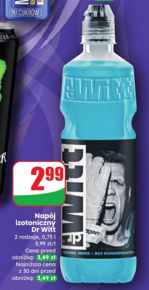 Napój izotoniczny Dr Witt niska cena