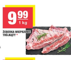 Żeberka niska cena