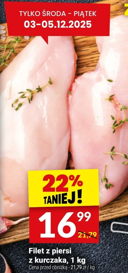 Filet z piersi kurczaka