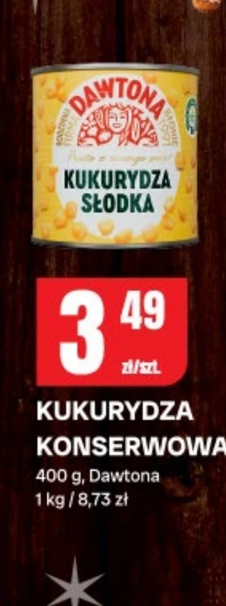 Консервована кукурудза Dawtona